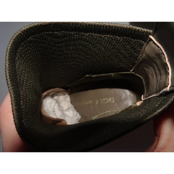 BCBGeneration Women's Beya Fashion Boot, Dark Olive Flyknit, Size 5 - Picture 13 of 16